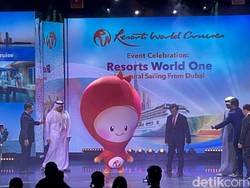 Kapal Pesiar Resorts World One Mulai Berlayar di Dubai, Banyak Kru Indonesia