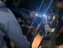 Barbar 2 Oknum Anggota Komcad Makassar Rusak Mobil Warga di Jalanan