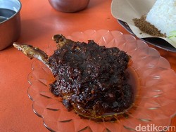 Nasi Bebek Pak Munawi: Bebek Goreng Madura Pakai Wijen Tumbuk yang Unik