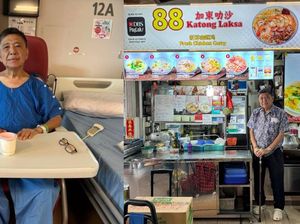 Gigih! Pemilik Kedai Laksa Kembali Jualan Usai Operasi Kanker