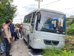 Kecelakaan Bus Rombongan Anak Sekolah di Taput, 1 Pelajar Tewas-3 Terluka