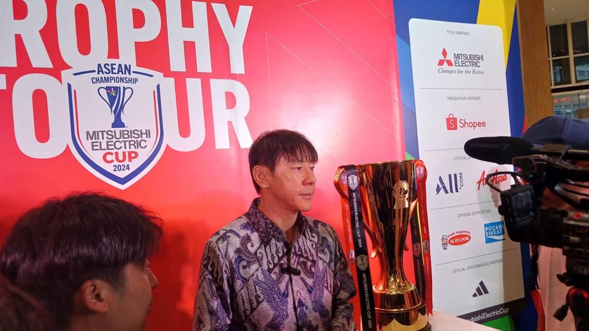 Shin Tae-yong mau bawa Timnas Indonesia ke final. (Foto: Randy Prasatya/detikSport)