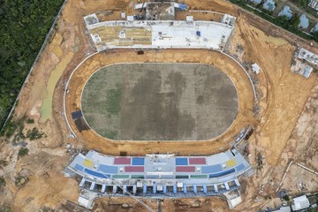 Progres Pembangunan Stadion Swarnabhumi Jambi