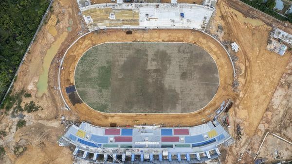 Progres Pembangunan Stadion Swarnabhumi Jambi