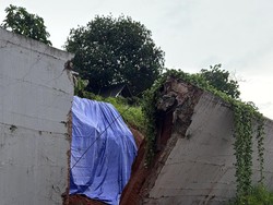 Begini Kondisi Lalin Tol Serpong-Cinere Usai Tembok Penyangga Ambruk