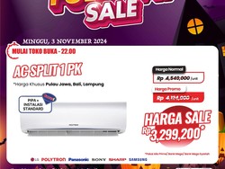 Adem Bener! Beli AC 1 PK di Transmart Full Day Sale Cuma Rp 3 Jutaan