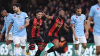 Manchester City kalah 1-2 dari Bournemouth di pekan ke-10 Liga Inggris pada Sabtu (2/11) (Getty Images)