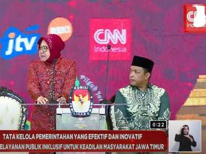 Risma Tegaskan Siap Jadi Mbok Siswa se-Jatim Saat Tutup Debat Pilgub Risma Tegaskan Siap Jadi Mbok Siswa se-Jatim Saat Tutup Debat Pilgub