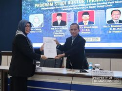 Inilah Dr Fakhrina, Bebas Ujian Terbuka Promosi Doktor dan Lulus IPK 4,00