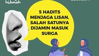 5 Hadits Menjaga Lisan, Salah Satunya Dijamin Masuk Surga