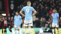 Man City sudahi rekor tidak terkalahkan di Liga Inggris dengan 32 laga, dari Desember 2023 sampai Oktober 2024 (AP)