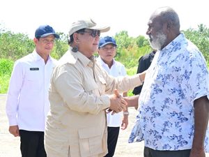 Prabowo Pantau Area Program Lumbung Pangan di Merauke, Ada Kepala BIN