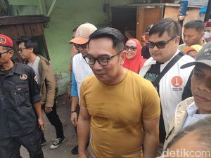 Disambut Marawis, RK Datangi Kawasan Padat di Kampung Makasar Jaktim