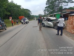 Polisi Ungkap Identitas Pengemudi Tewas yang Gunakan Mobil Curian di Muba
