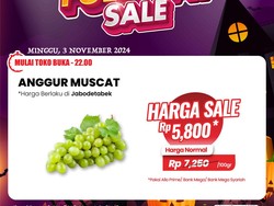 Aneka Anggur Segar Diskon Gede-gedean di Transmart Full Day Sale!