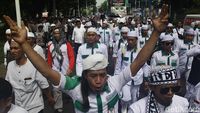 Aksi Reuni 411 Tuntut Penuntasan Kasus Hukum 10 Tahun Terakhir