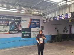 Usaha Salon di Kediri Ini Makin Cuan Sejak Gabung Jadi AgenBRILink