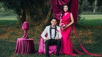 Foto Prewedding Febby Rastanty & Drajat Djumantara, Tema Outdoor bak di Hutan