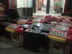 Polisi Amankan 60 Mesin Judi dari Gudang di Hamparan Perak, Pemilik Diburu