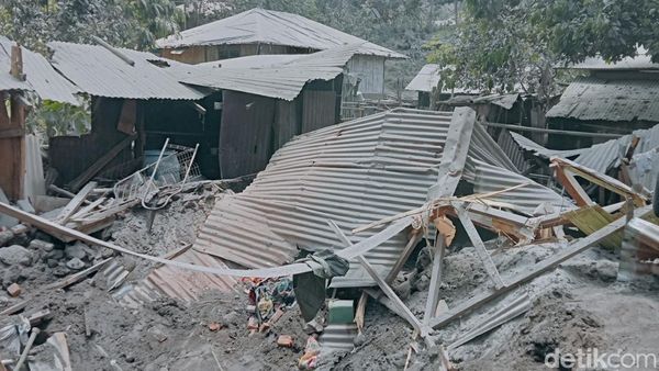 Potret Kerusakan Akibat Dahsyatnya Erupsi Gunung Lewotobi Laki-laki