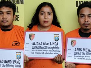 Polisi Gerebek Rumah Pesta Narkoba Milik Emak-emak di Labusel, 3 Ditangkap