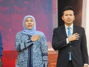 Tampil Lugas di Debat, Khofifah-Emil Sajikan Prestasi Pemprov Jatim