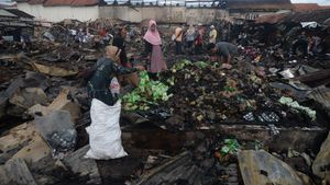 Potret Pasar Karanggede di Boyolali Ludes Terbakar