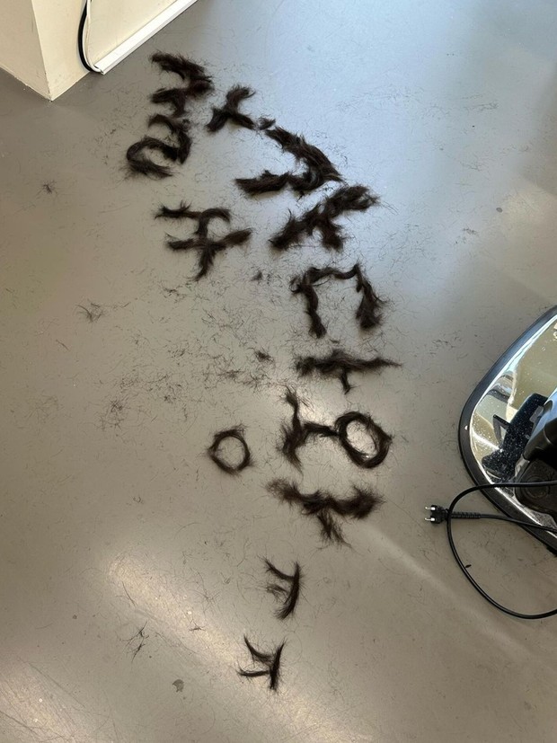 Potret rambut Kim Woo Seok/ Foto: instagram.com/woo.ddadda Potret rambut Kim Woo Seok