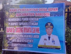 Pemkab Tapteng Absen Kades yang Beri Selamat ke Pj Bupati