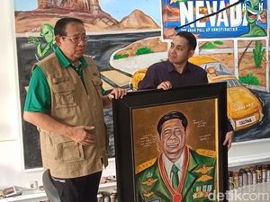 Naufal Abshar Bikin Lukisan Spesial untuk SBY Naufal Abshar Bikin Lukisan Spesial untuk SBY