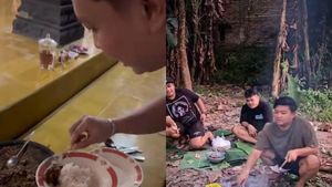 Seru! Aksi Denny Caknan Goreng Ikan Kali dan Makan di Rumah Soimah