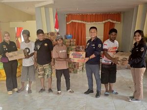 Bank Mandiri Gerak Cepat Bantu Warga Terdampak Erupsi Gunung Lewotobi