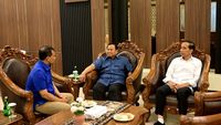 Momen Presiden Prabowo dan Jokowi Temui Ahmad Luthfi di Solo
