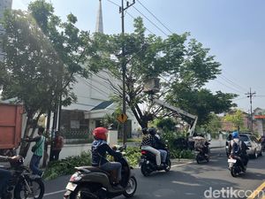 Pemkot Surabaya Intensifkan Perantingan Pohon Jelang Musim Hujan Pemkot Surabaya Intensifkan Perantingan Pohon Jelang Musim Hujan