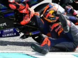 Jawaban Santuy Jack Miller Usai Kepala Terbentur-Kaki Terlindas Motor