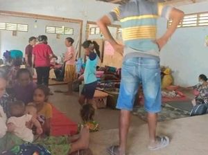 Pengungsi Erupsi Gunung Lewotobi Laki-laki Meninggal di Posko