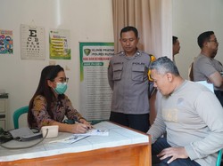 Polres Blitar Cek Kesehatan Personel Jelang Pengamanan TPS Pilkada 2024