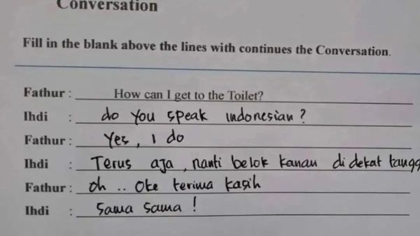 Jawaban Kocak soal Bahasa Inggris, Nyeleneh dan Out of the Box