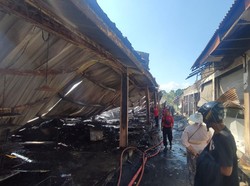 Kebakaran Pasar Sri Bantas Akibat Korsleting Listrik, Kerugian Rp 8 Miliar