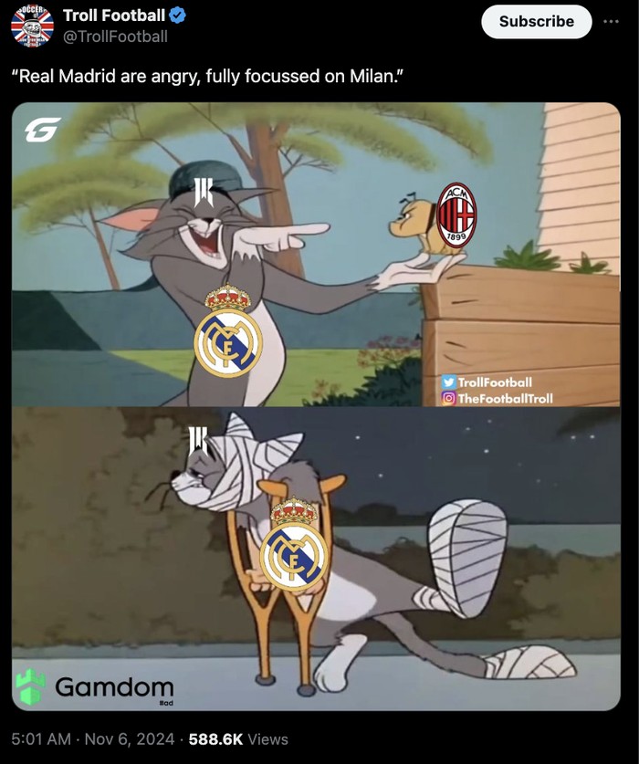 Meme Real Madrid