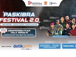 Universitas Dinamika Gelar Paskibra Festival 2.0 Peringati Hari Pahlawan