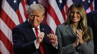 Semringah Donald Trump Menangi Pilpres AS 2024