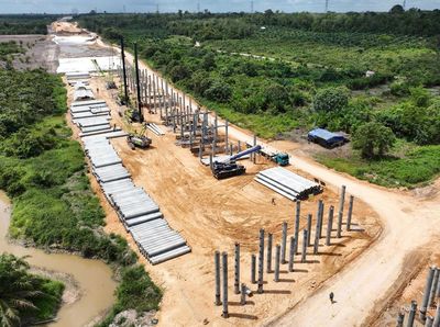 Proyek Tol Jambi Dikebut, Begini Penampakannya
