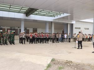 200 Personel Gabungan Amankan Debat Perdana Pilbup Lombok Tengah 2024