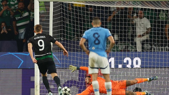 Soccer Football - Champions League - Sporting CP v Manchester City - Estadio Jose Alvalade, Lisbon, Portugal - November 5, 2024
Manchester City manager Pep Guardiola Action Images via Reuters/Andrew Boyers     TPX IMAGES OF THE DAY