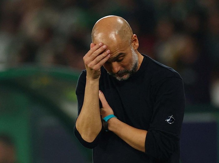 Soccer Football - Champions League - Sporting CP v Manchester City - Estadio Jose Alvalade, Lisbon, Portugal - November 5, 2024
Manchester City manager Pep Guardiola Action Images via Reuters/Andrew Boyers     TPX IMAGES OF THE DAY