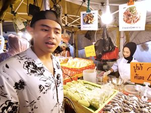Tanboy Kun Kulineran Halal di Bangkok, Kunjungi Pasar Malam Ini
