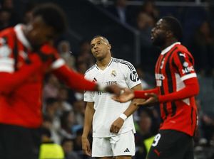 Wajah Lesu Pemain Real Madrid Saat Dibungkam Milan di Kandang