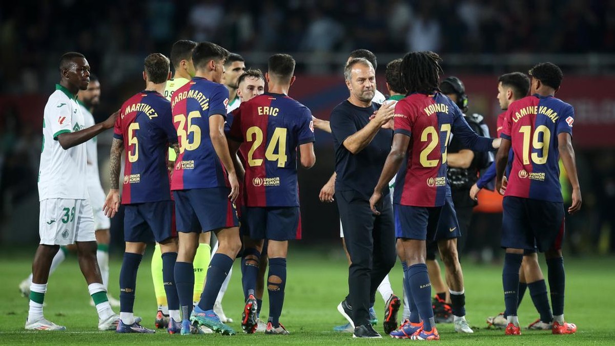 Barcelona asuhan Hansi Flick dipuji Lionel Messi. (Foto: Getty Images/Linnea Rheborg)