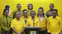 Potret Bahlil Umumkan Kepengurusan DPP Golkar Periode 2024-2029